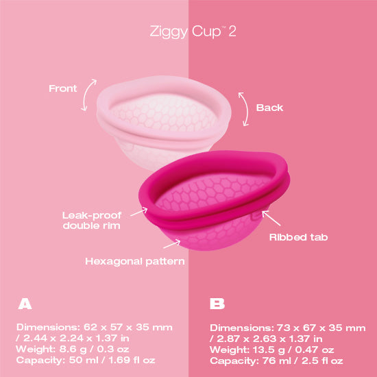 Disque menstruel Ziggy - Taille B